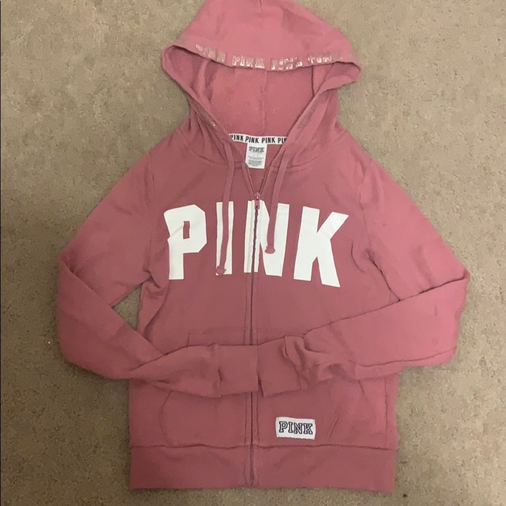Victoria’s Secret Pink zip up hoodie